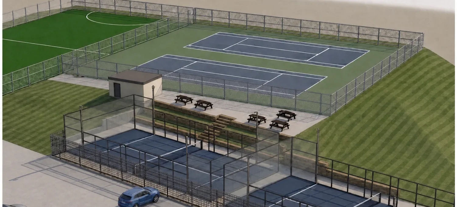 Napton Padel Club courts